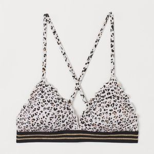 H&M White/Leopard Bikini